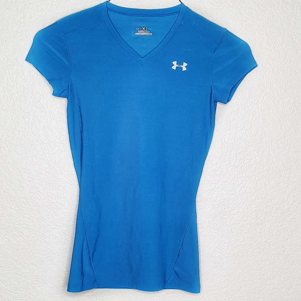 3/$30 Under Armour Heat Geat V Neck Tee Shirt